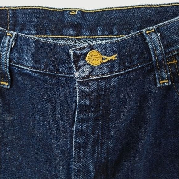 Vintage Wrangler Blues Blue Jeans Size 10x30 - Picture 7 of 9